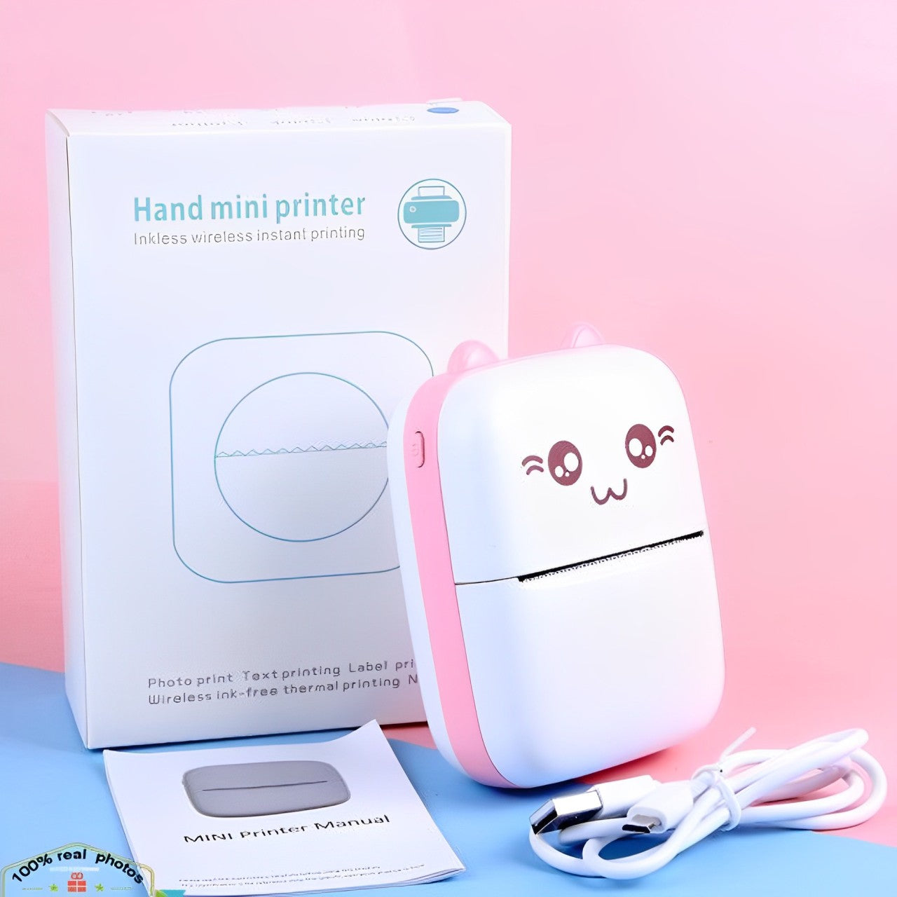 Portable Mini Bluetooth Printer for Stickers & Labels